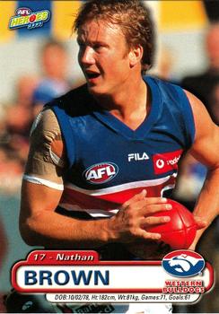2001 ESP AFL Heroes #141 Nathan Brown Front